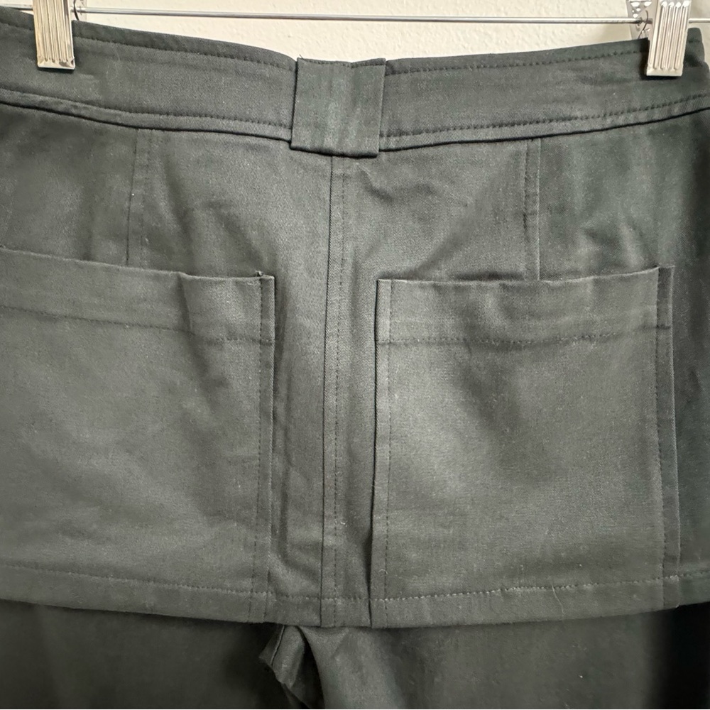 Zara Charcoal Gray Asymmetrical Trousers - Picture 7 of 14